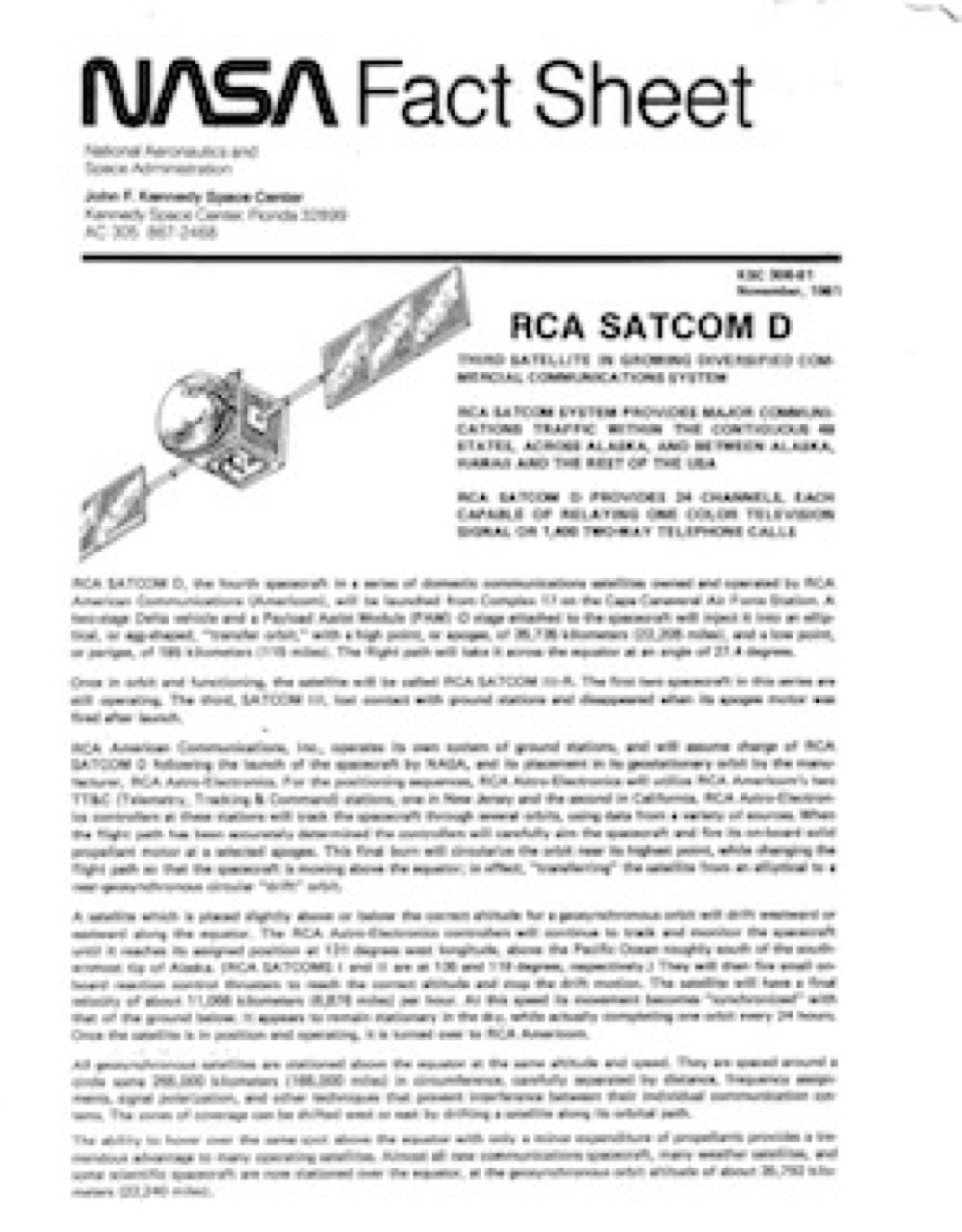 RCA SATCOM D
